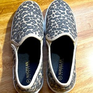 Magellan leopard slip on shoes